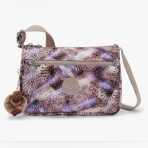 Kipling Bag Crossbody Shoulder Multicolor Medium Gleeful Dots NEW